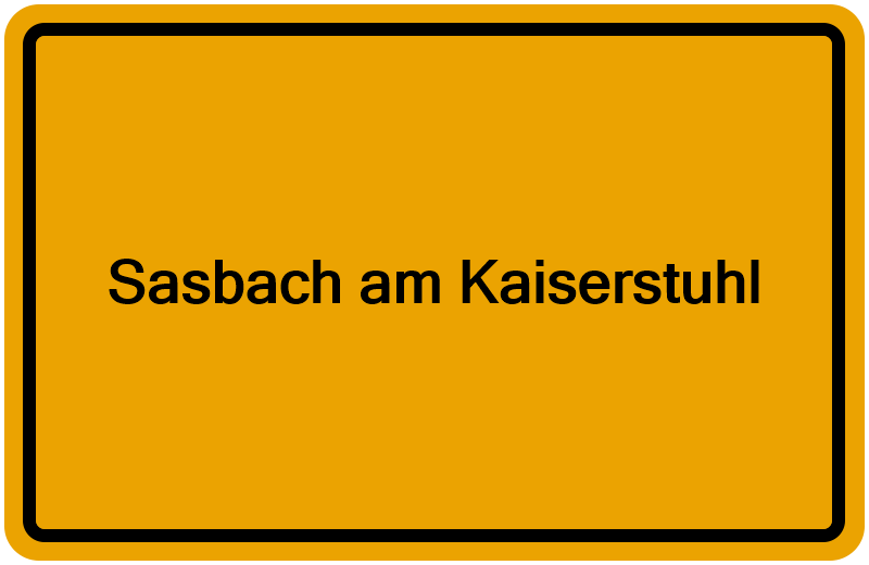 Handelsregisterauszug Sasbach am Kaiserstuhl